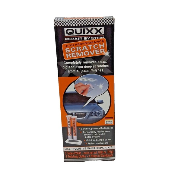 Quixx 00070-US Paint Scratch Remover Kit Automobile Complete New In Package - Picture 1 of 6